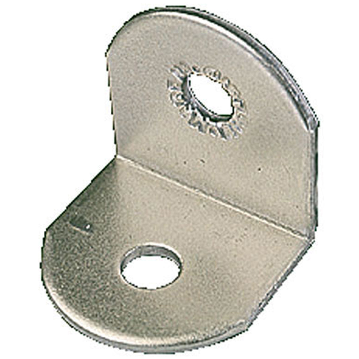 ANGLE BRACKET RND END SLOT 15x15 BZP x100 by DUDLEY TOOL & ENG CO LTD