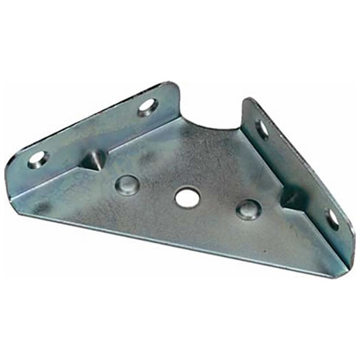 Cranked Corner Brace 65mm Steel Bright Zinc Plated