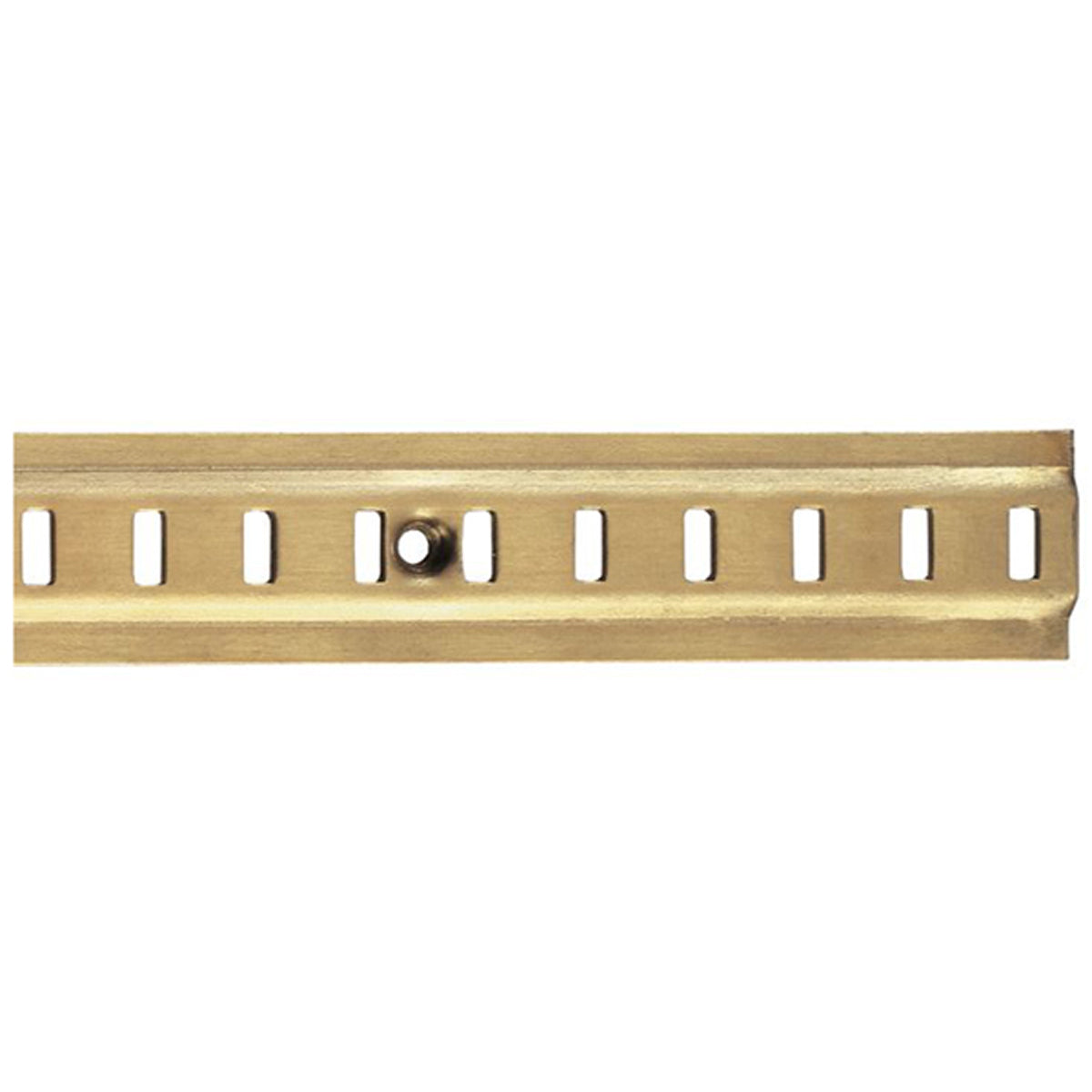 TONK RAISED SHELF STRIP 1829mm ELECTRO BRASS PLATED