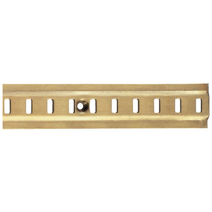 TONK RAISED SHELF STRIP 1829mm ELECTRO BRASS PLATED
