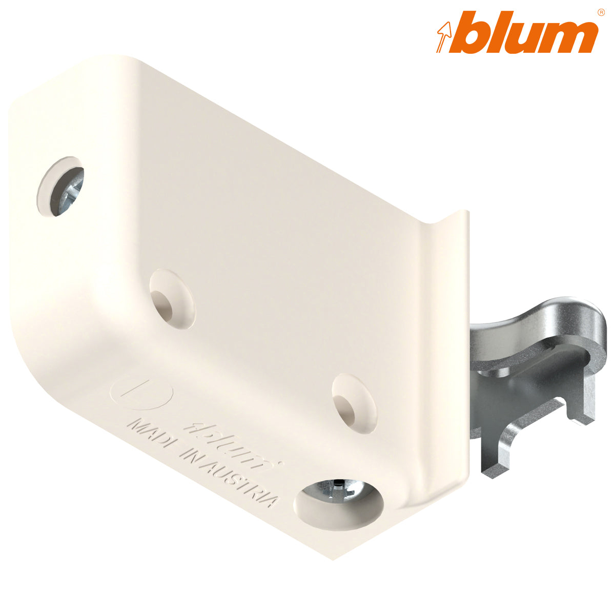 BLUM ADJUSTABLE WALL HANGING BRACKET 130KG SCREW-ON CRM LH