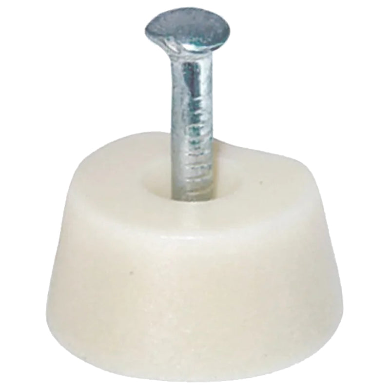 SHELF SUPPORT FLAT SIDED NAIL D14.5x18 WHI BX100