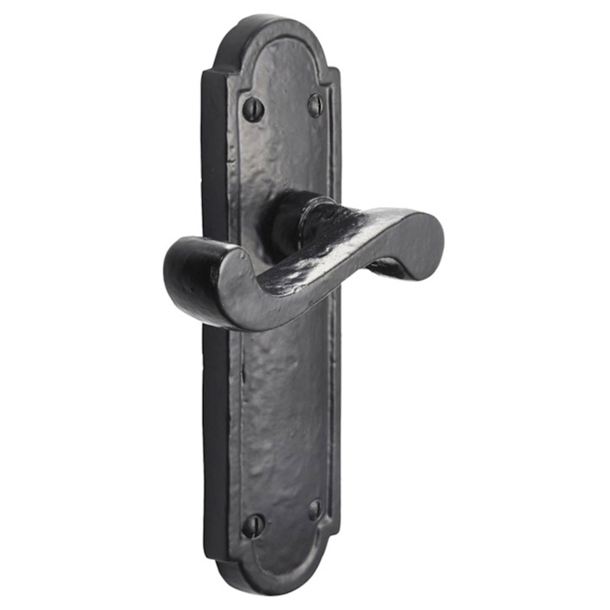 LAVERTON LEVER LATCH HANDLES 172x55x100 BLK by Spira Brass
