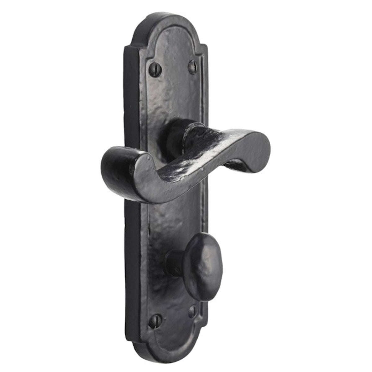 LAVERTON LEVER BATHROOM HANDLES 172x55x100 BLK by Spira Brass