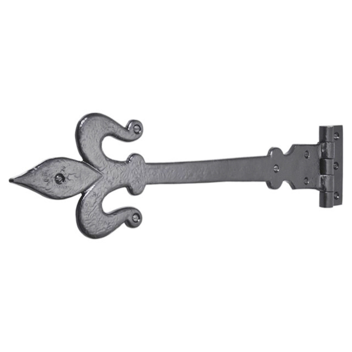 FLEUR-DE-LYS TEE HINGES 120x460 BLK by Spira Brass