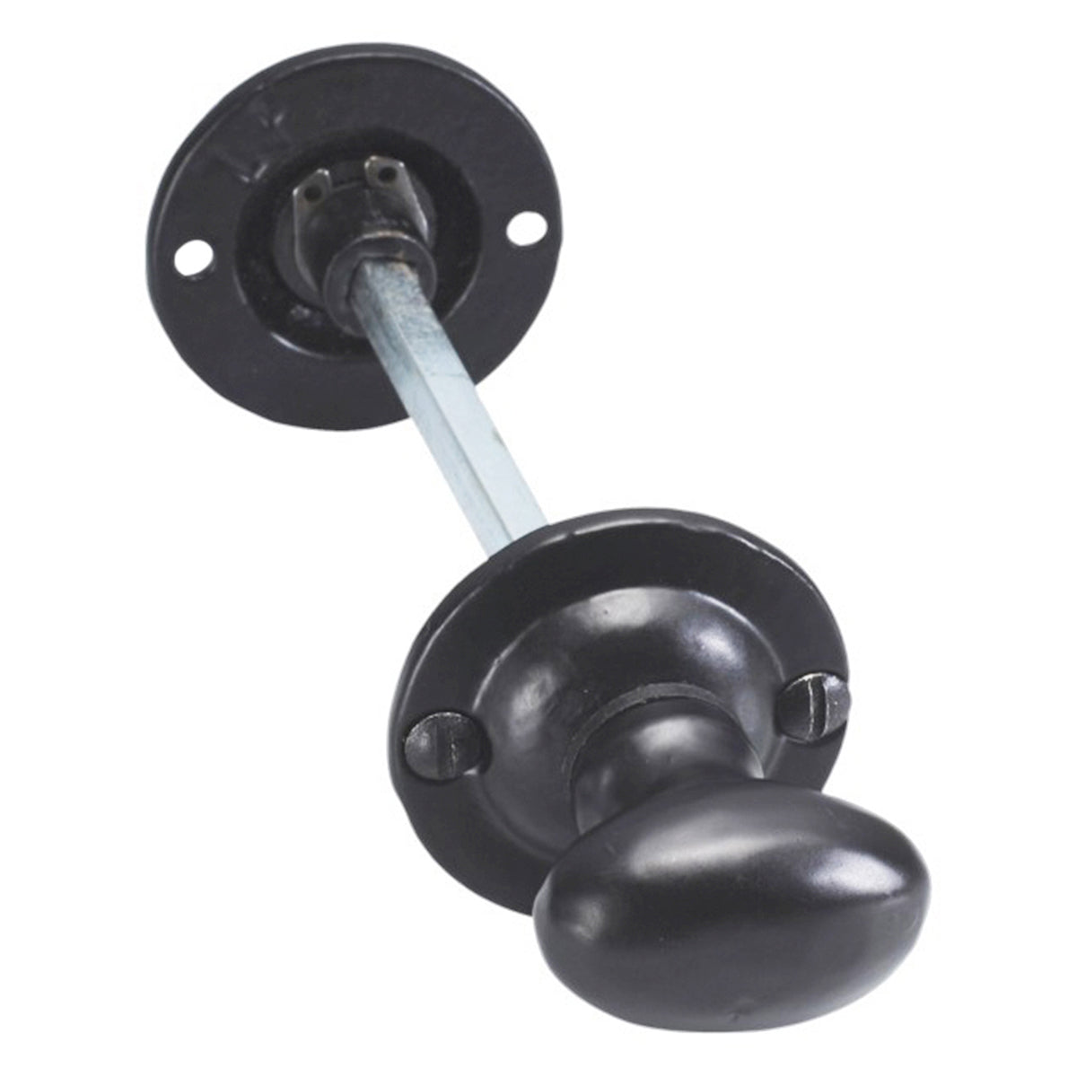 OVAL THUMBTURN & RELEASE 38 BLK by Spira Brass