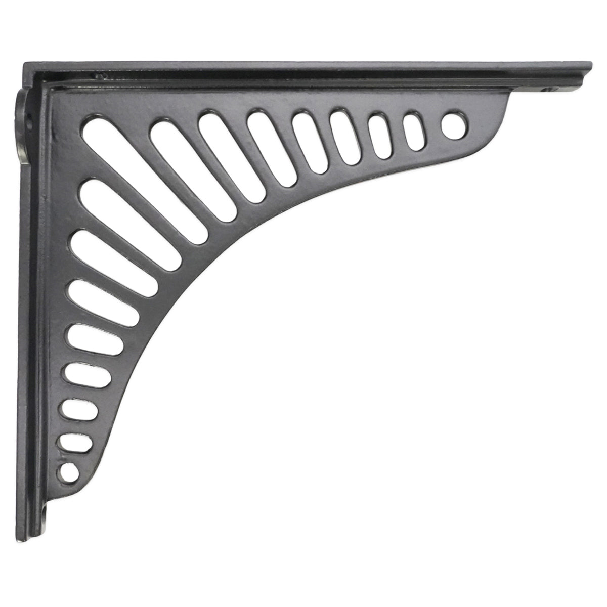 SUNRISE SHELF BRACKET PR 27x210x260 BLK by Spira Brass