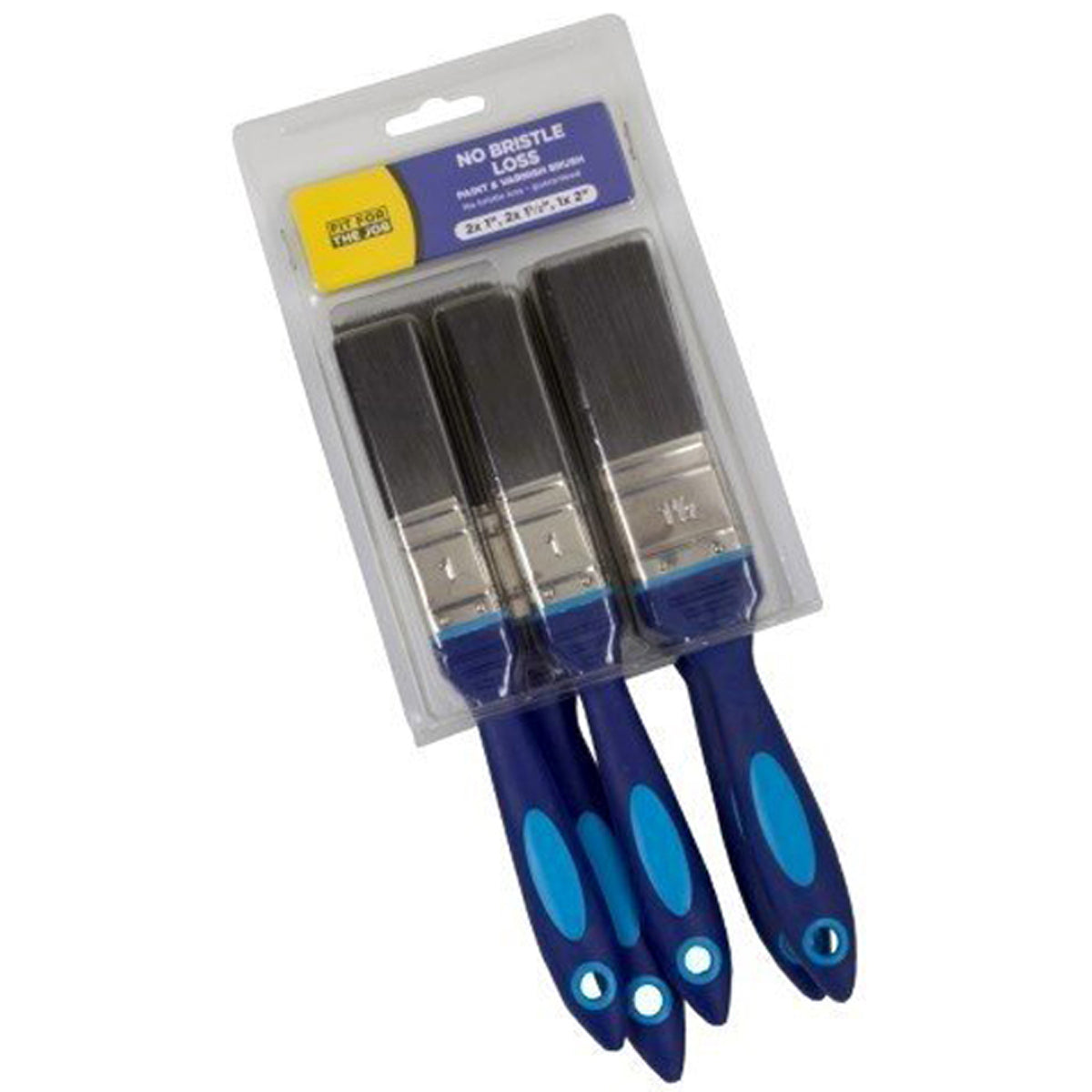 BRUSH PAINT NO BRISTLE LOSS SET 5PC by RODO LIMITED