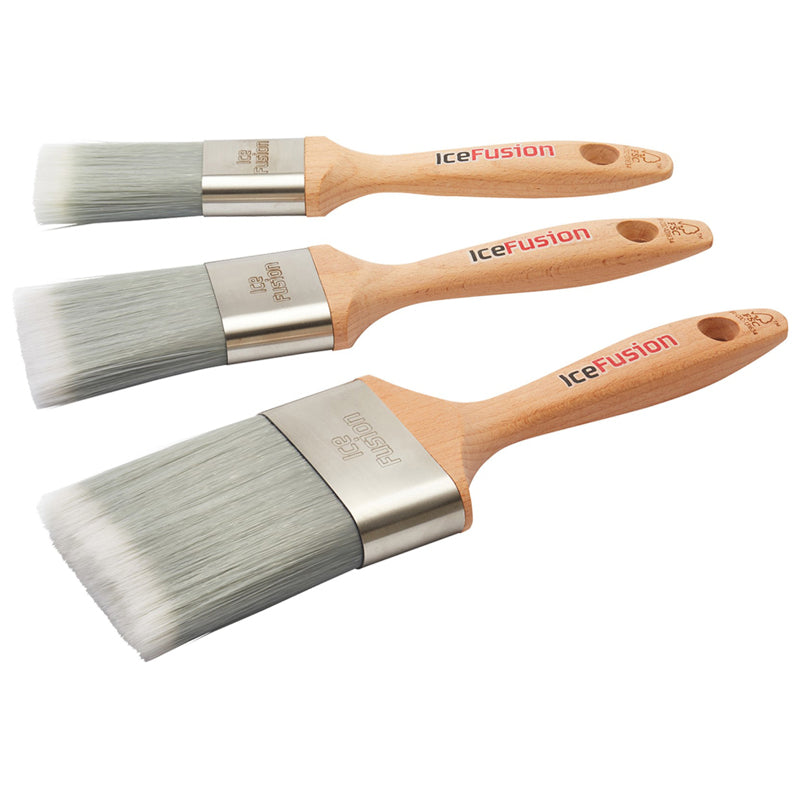 ICE FUSION SYNTHETIC BRUSH SET 38/50/75 by RODO LIMITED