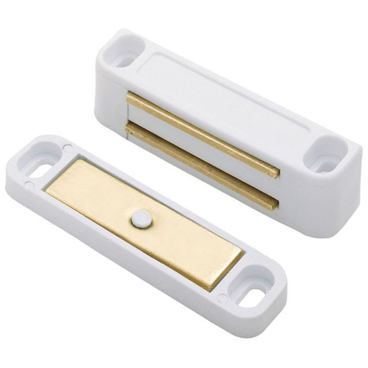 MAGNETIC CATCH 4.5KG 42x14x14 NY/WH FTD835ANWH by CARLISLE BRASS