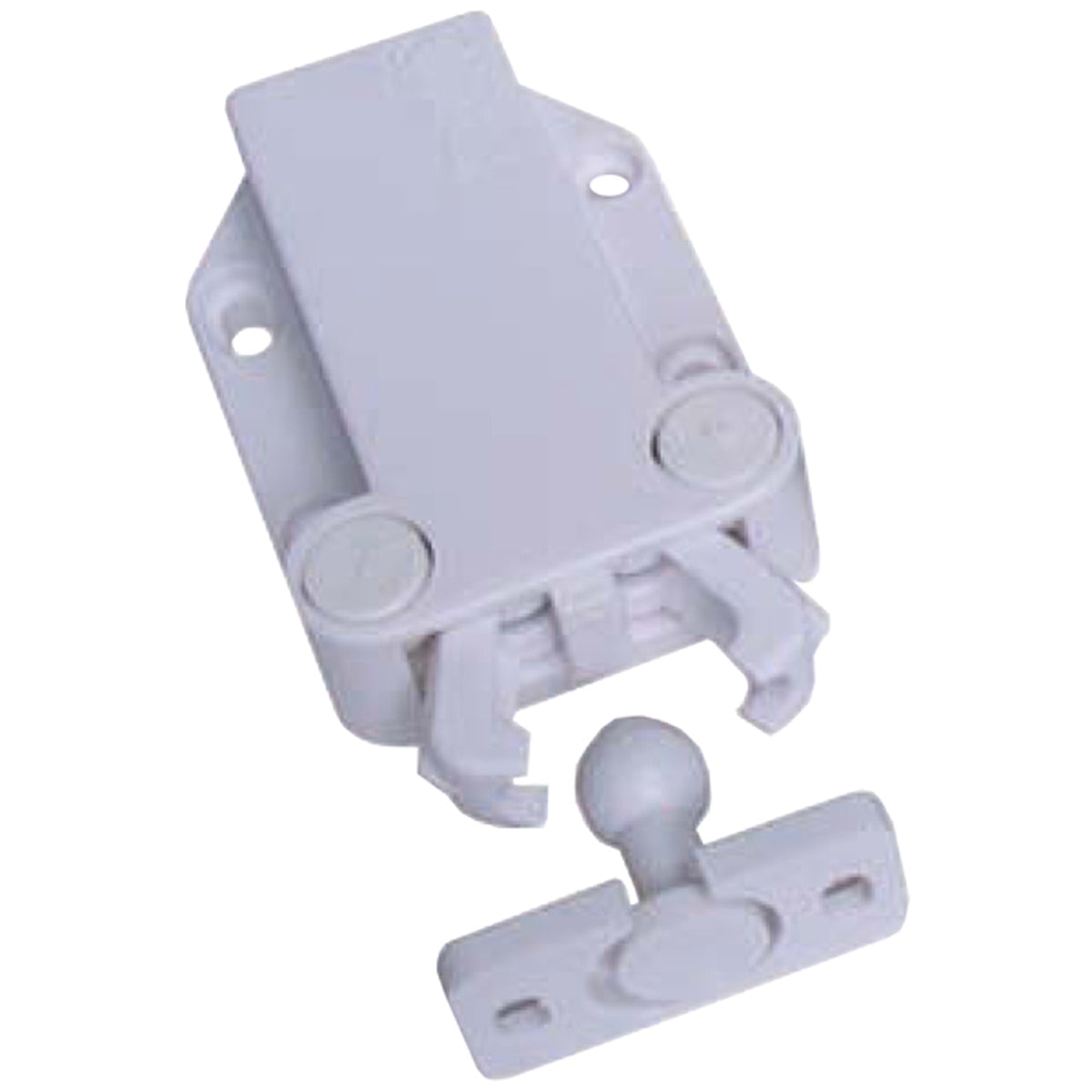 MC-37FWH TOUCH LATCH 8KGRF 57x40x16 PL/WHI by SUGATSUNE KOGYO LTD