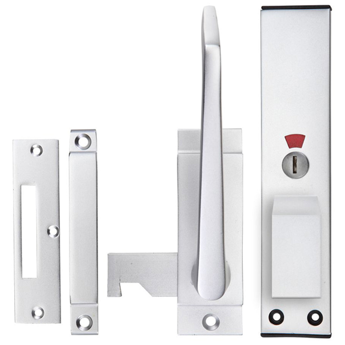 Facility Indicator Door Handle Satin Anodised Aluminium