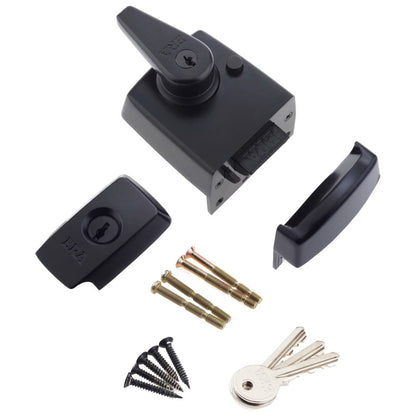 ERA British Standard Nightlatch 60mm Matt Black | DF1930BL
