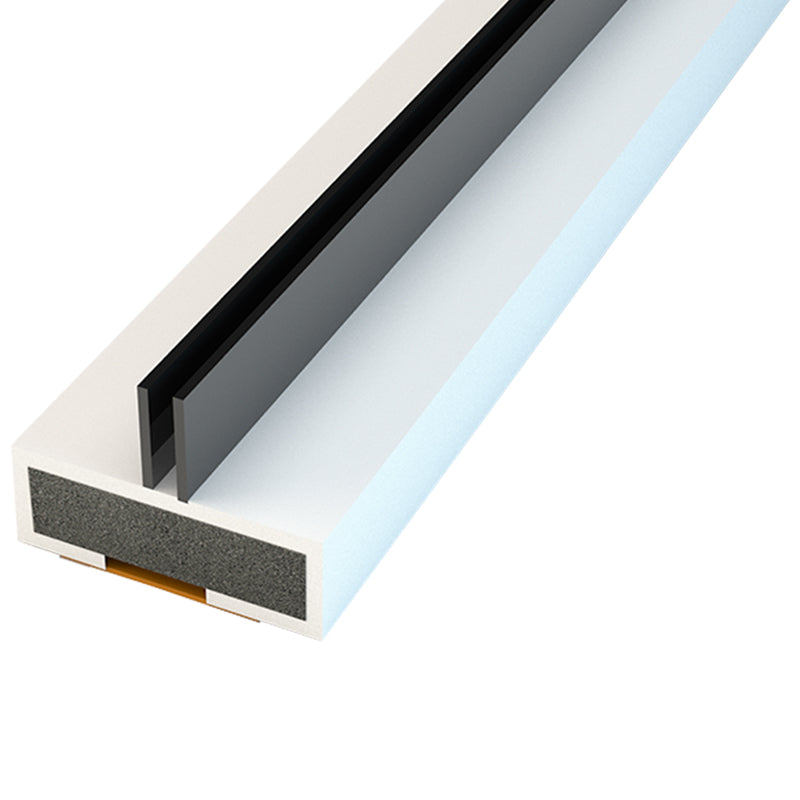 INTUMESCENT/SMOKE DBLFLIP 15x4x2100 WHI