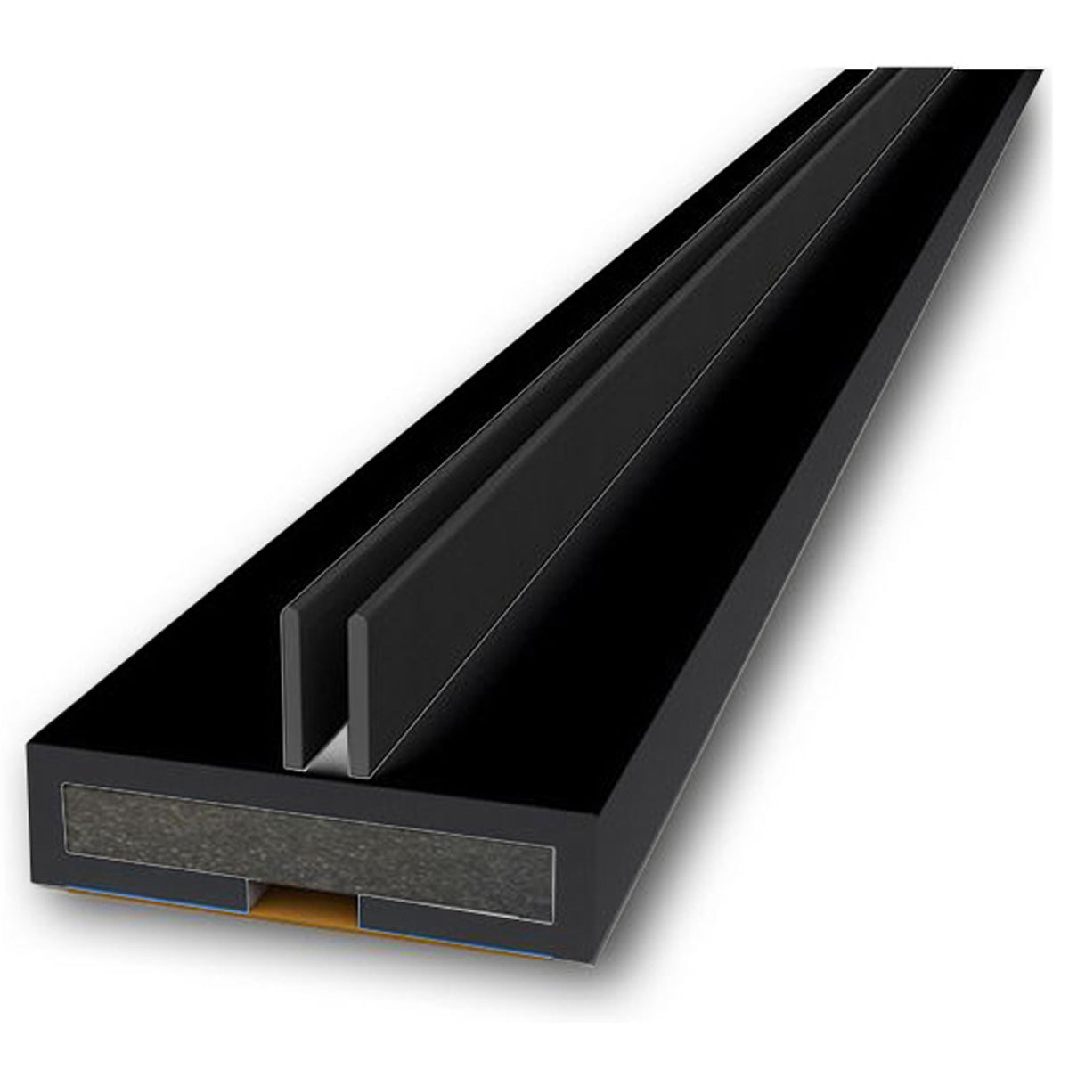 INTUMESCENT/SMOKE DBLFLIP 10x4x2100 BLK