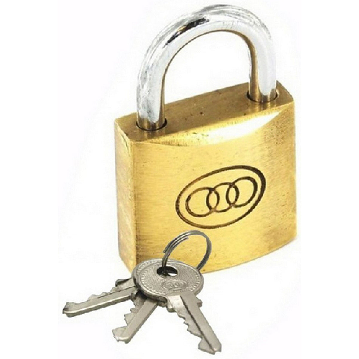 PADLOCK TRI CIRCLE DIFFER 63 BRS