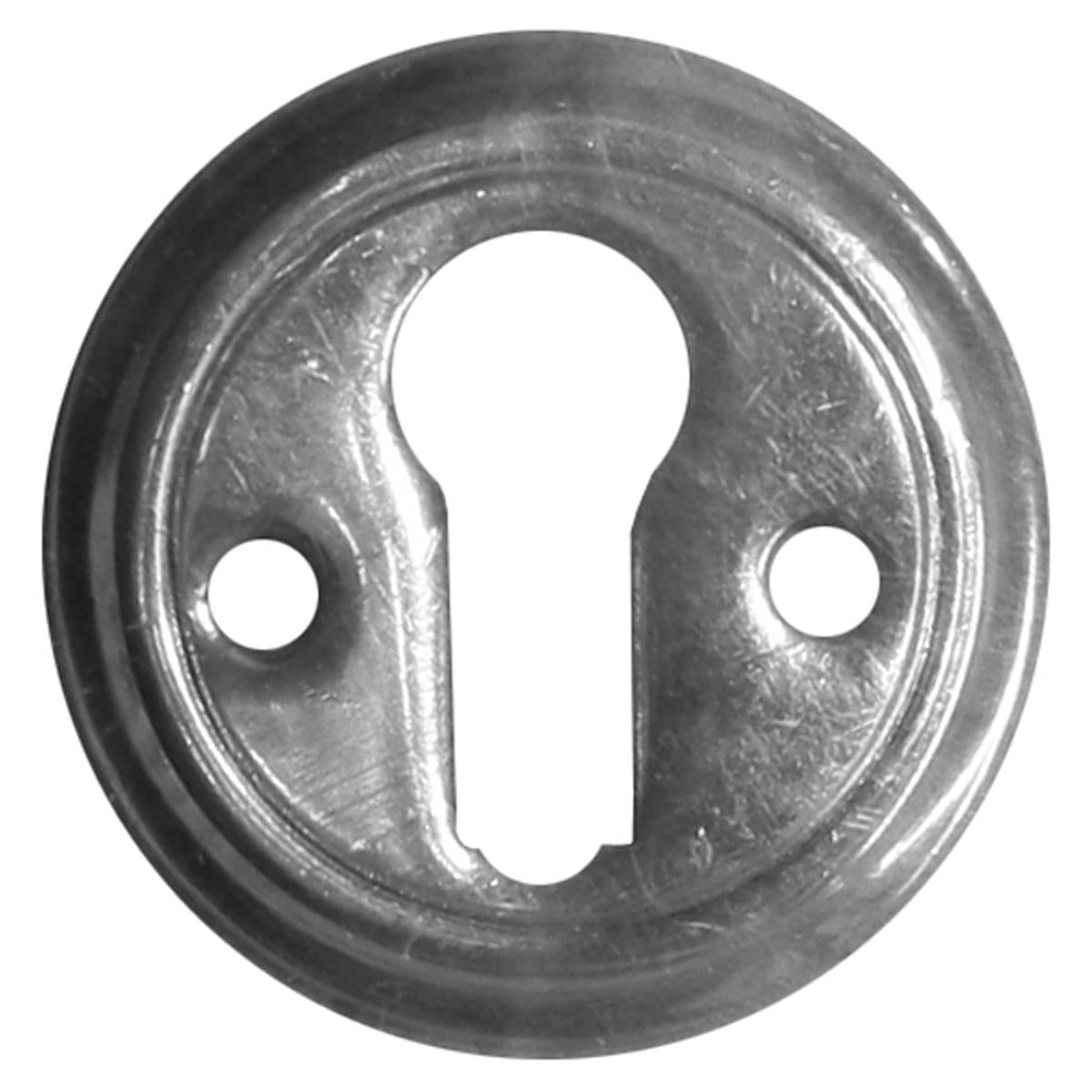 ESCUTCHEON RIDGED HG CB D22 BRS/POL