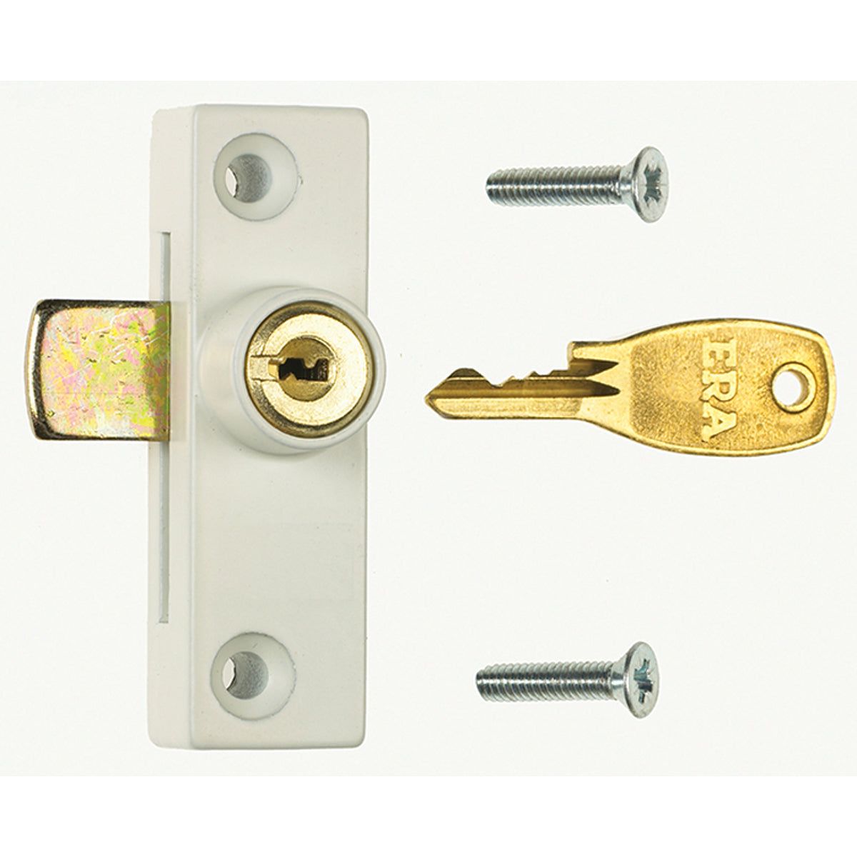 ERA WINDOW LOCK METAL WHI