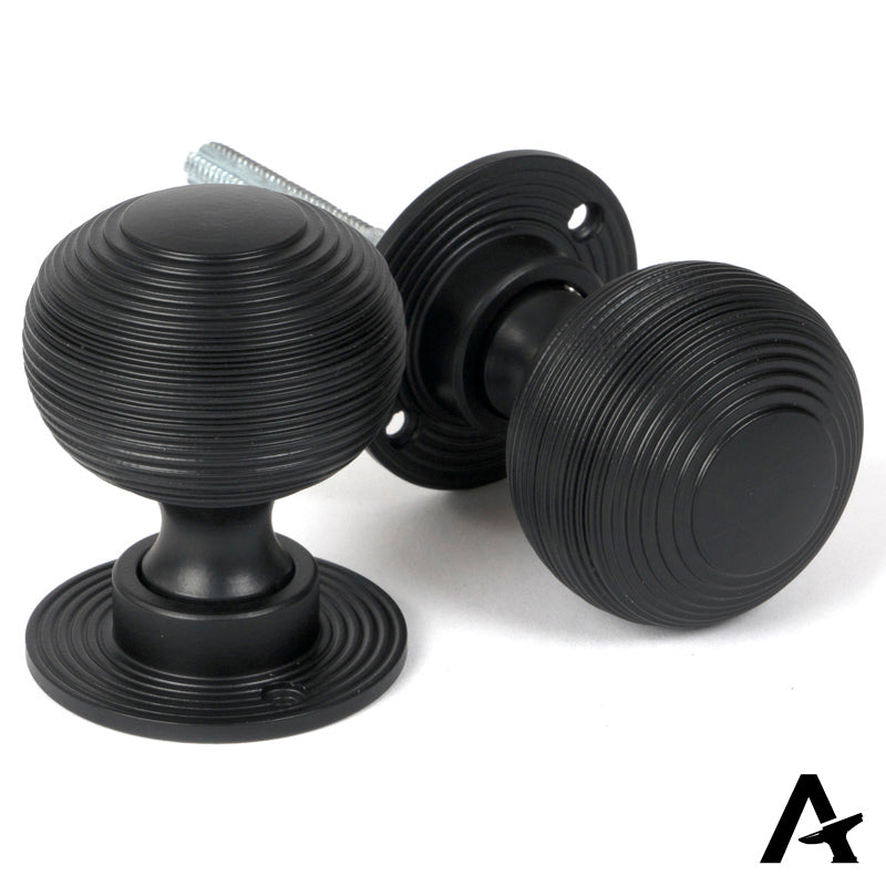 HEAVY BEEHIVE MORTICE/RIM KNOB 50x64x51 MBK - 46404 by MARCHES (ANVIL) ARCHITECTURAL HARDWARE