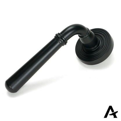 NEWBURY LEVER HANDLE+ROSE SPRUNG BEEHIVE 53x126x64 MBK - 46461 by MARCHES (ANVIL) ARCHITECTURAL HARDWARE