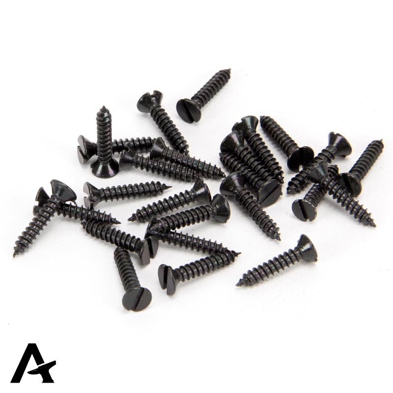 SCREW COUNTERSUNK 06x19.05 BLK x25 by MARCHES (ANVIL) ARCHITECTURAL HARDWARE