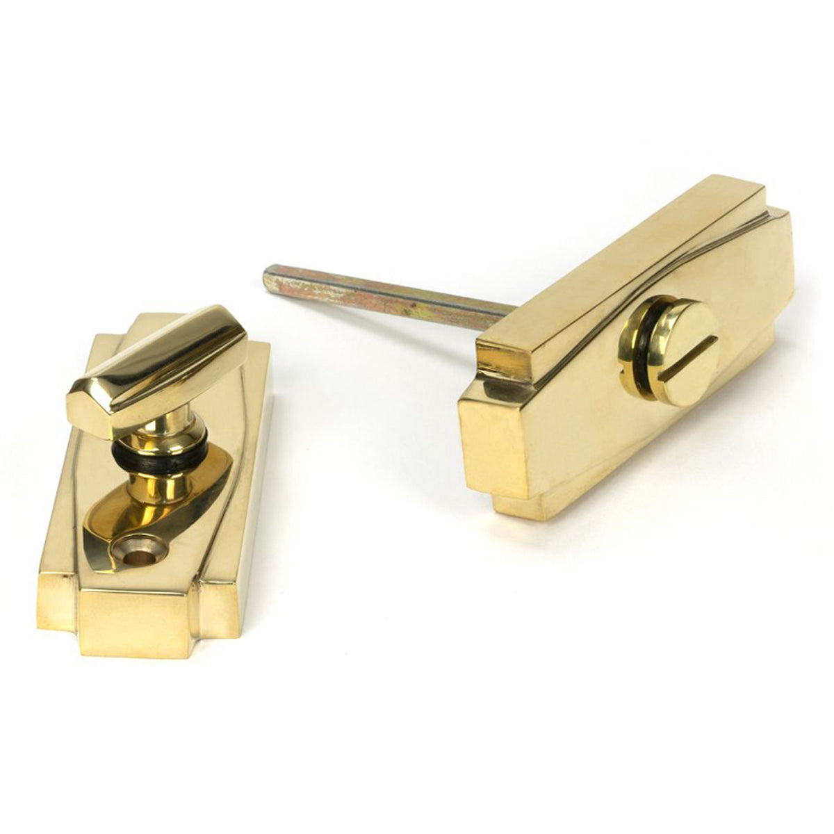 ART DECO THUMBTURN 100x36x36 PBR - 51203 by MARCHES (ANVIL) ARCHITECTURAL HARDWARE