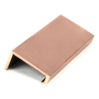 PLAIN EDGE PULL 070HC 100x45x25 PBZ - 51218 by MARCHES (ANVIL) ARCHITECTURAL HARDWARE