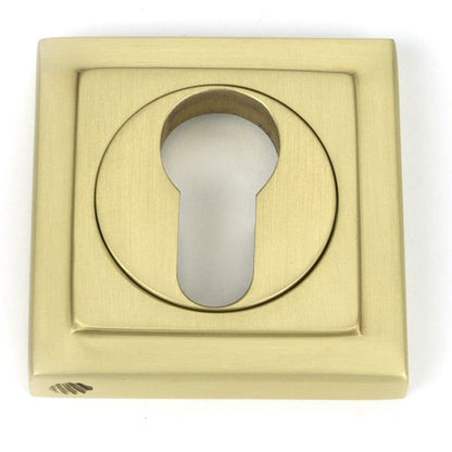 ESCUTCHEON ROUND EURO CNC SQUARE 53x53x8 SBR - 50879 by MARCHES (ANVIL) ARCHITECTURAL HARDWARE