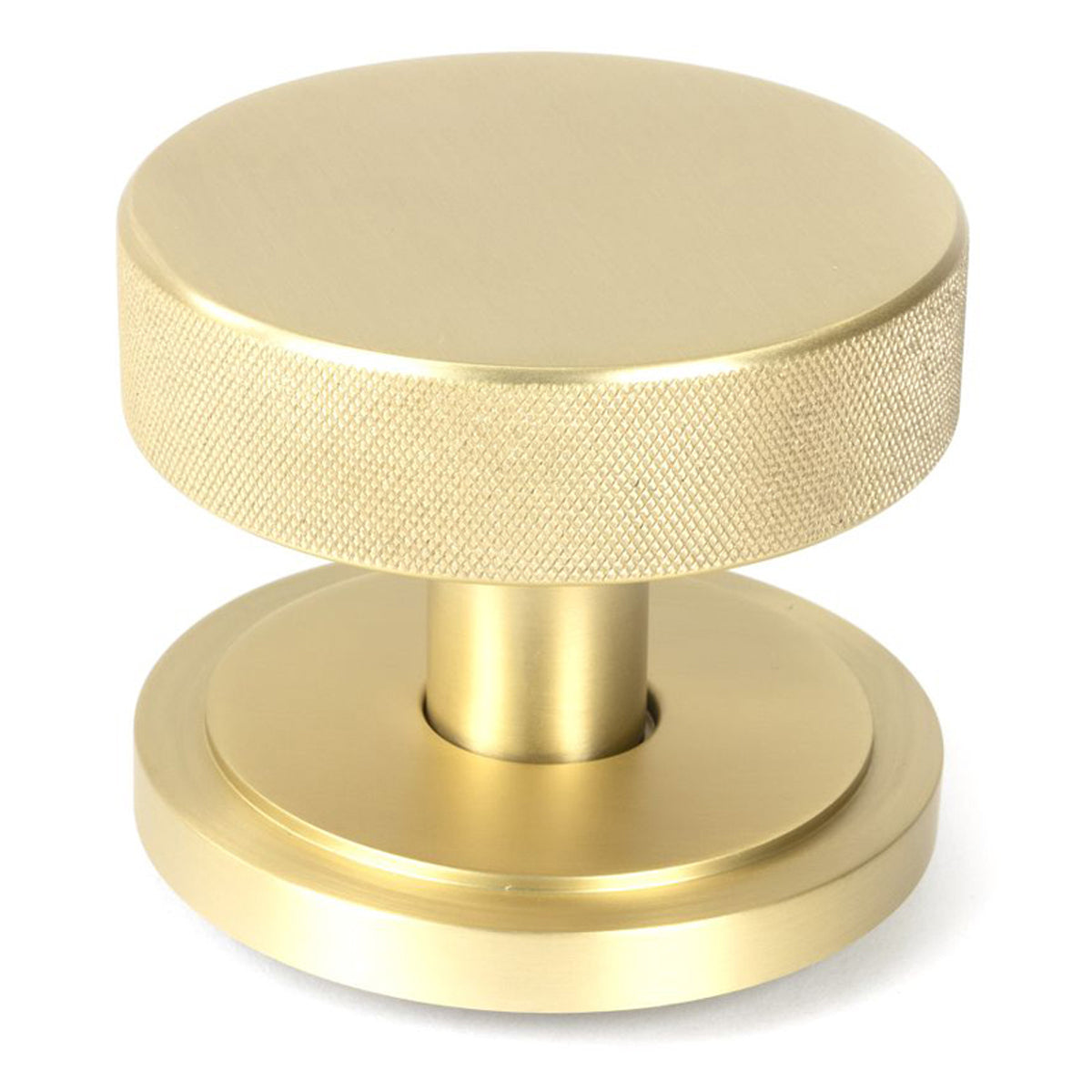 BROMPTON CENTRE DOOR KNOB ART DECO 90x70 SBR - 50894 by MARCHES (ANVIL) ARCHITECTURAL HARDWARE