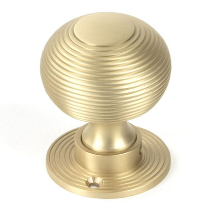 HEAVY BEEHIVE MORTICE/RIM KNOB 50x64x51 SBR - 50902 by MARCHES (ANVIL) ARCHITECTURAL HARDWARE