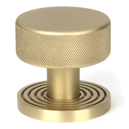 BROMPTON MORTICE/RIM KNOB BEEHIVE 63x54x22 SBR - 50910 by MARCHES (ANVIL) ARCHITECTURAL HARDWARE
