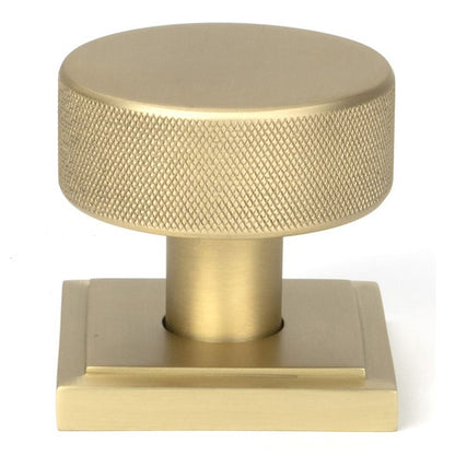 BROMPTON MORTICE/RIM KNOB SQUARE 63x54x22 SBR - 50911 by MARCHES (ANVIL) ARCHITECTURAL HARDWARE