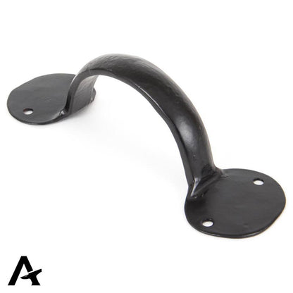 BEAN D HANDLE 118HC 152x42x40 BLK - 33998 by MARCHES (ANVIL) ARCHITECTURAL HARDWARE