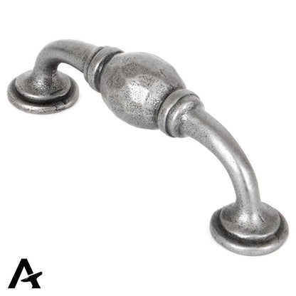 HAMMERED D HANDLE 097HC 25x124x40 NSM - 83527 by MARCHES (ANVIL) ARCHITECTURAL HARDWARE