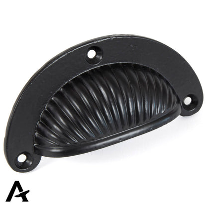 FLOWER DRAWER PULL HANDLE 098x51x22 BLK - 83677 by MARCHES (ANVIL) ARCHITECTURAL HARDWARE