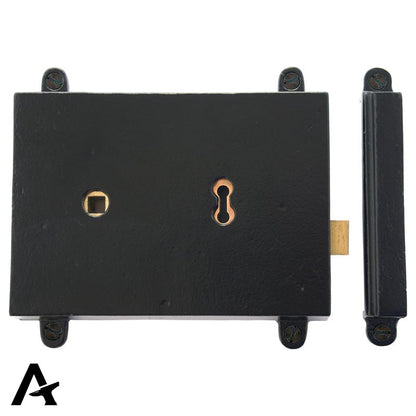 RIM LOCK+COVER 154x116x30 BLK - 33299 by MARCHES (ANVIL) ARCHITECTURAL HARDWARE