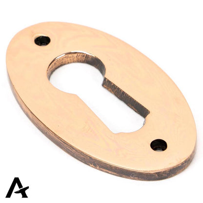 ESCUTCHEON OVAL 51x31x2.5 PBZ - 91927 by MARCHES (ANVIL) ARCHITECTURAL HARDWARE
