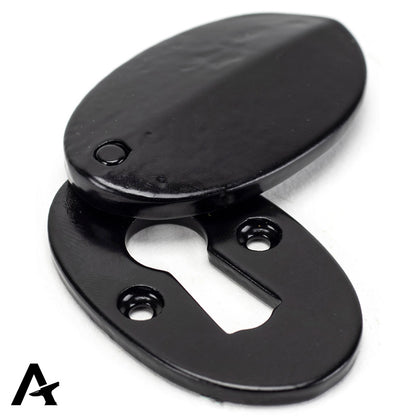ESCUTCHEON+COVER OVAL 51x31 BLK - 33254 by MARCHES (ANVIL) ARCHITECTURAL HARDWARE