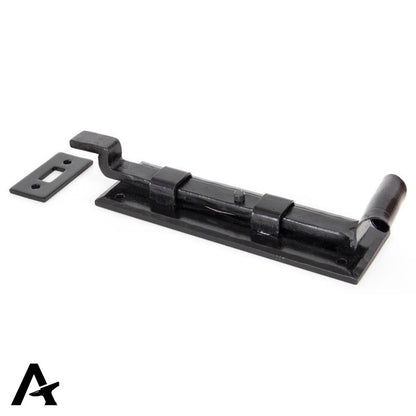 FISHTAIL BOLT CRANKED 158x52x40 BLK - 33016 by MARCHES (ANVIL) ARCHITECTURAL HARDWARE