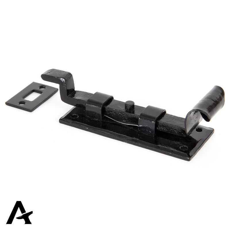 FISHTAIL BOLT CRANKED 091x36x34 BLK - 33014 by MARCHES (ANVIL) ARCHITECTURAL HARDWARE