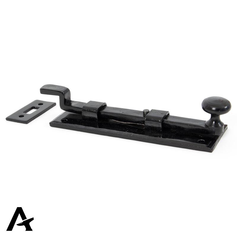 KNOB BOLT CRANKED 158x52x40 BLK - 33979 by MARCHES (ANVIL) ARCHITECTURAL HARDWARE