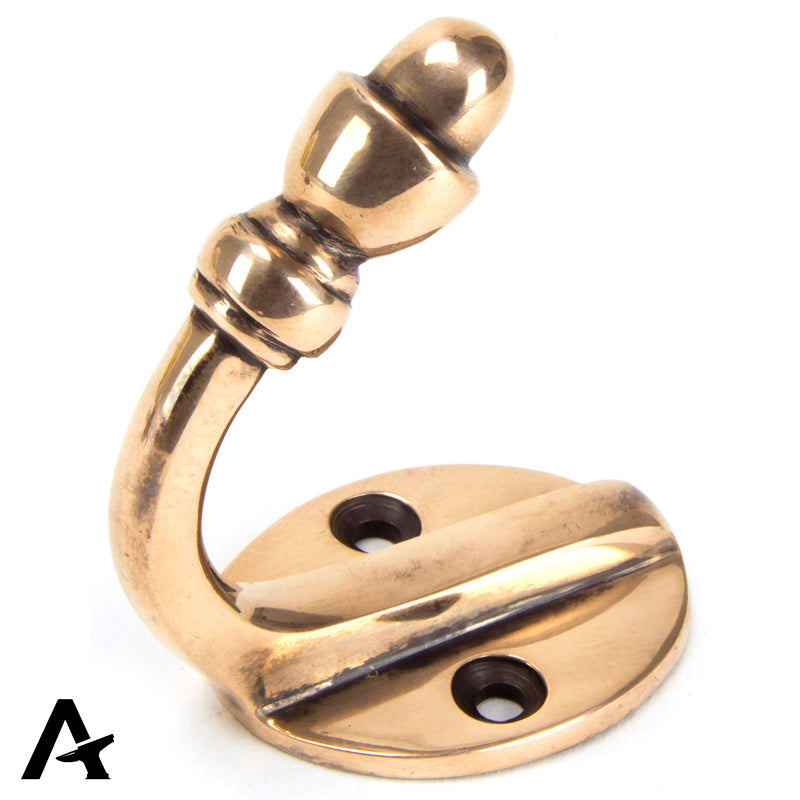 COAT HOOK 58x38x70 PBZ - 91962 by MARCHES (ANVIL) ARCHITECTURAL HARDWARE