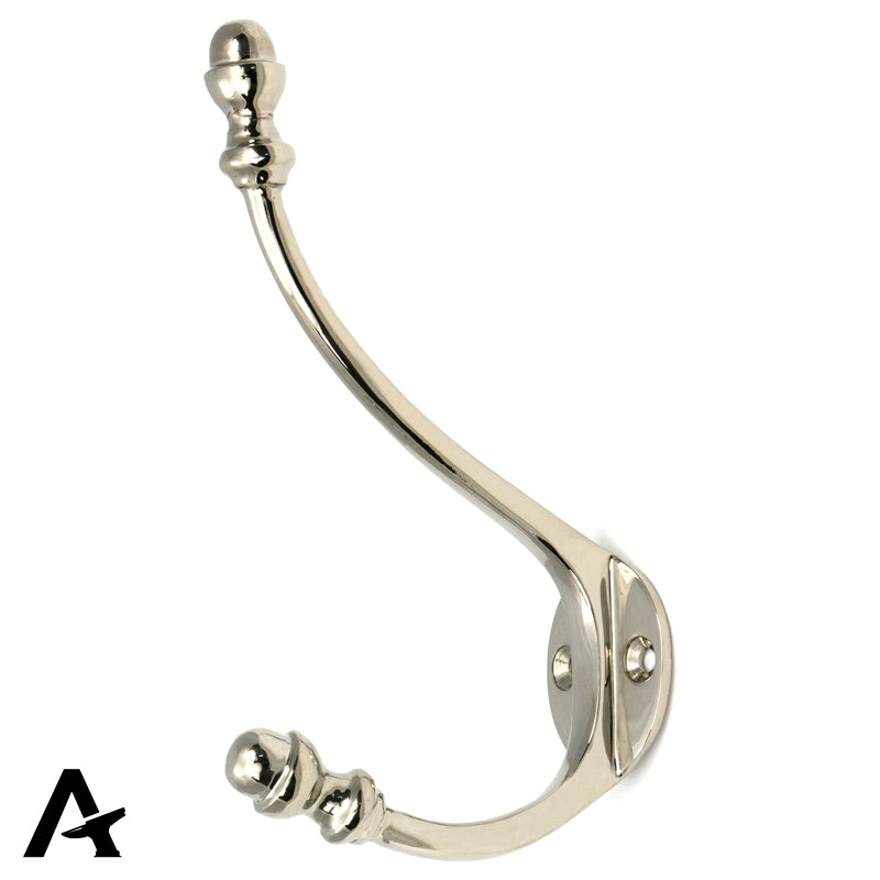 HAT+COAT HOOK 165x38x086 PNP - 91751 by MARCHES (ANVIL) ARCHITECTURAL HARDWARE