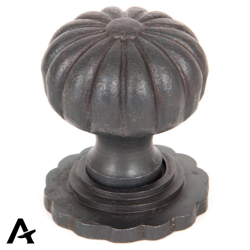 FLOWER CABINET KNOB+BASE 38x44 BWX - 33378 by MARCHES (ANVIL) ARCHITECTURAL HARDWARE
