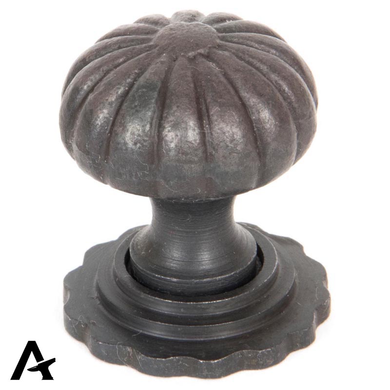 FLOWER CABINET KNOB+BASE 32x41 BWX - 33377 by MARCHES (ANVIL) ARCHITECTURAL HARDWARE