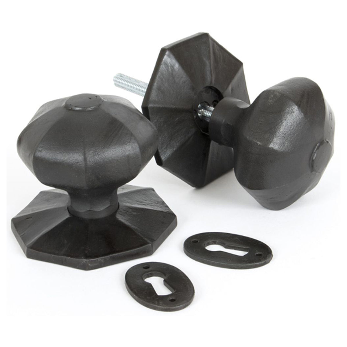 OCTAGONAL MORTICE RIM KNOB 72x76x87 BWX