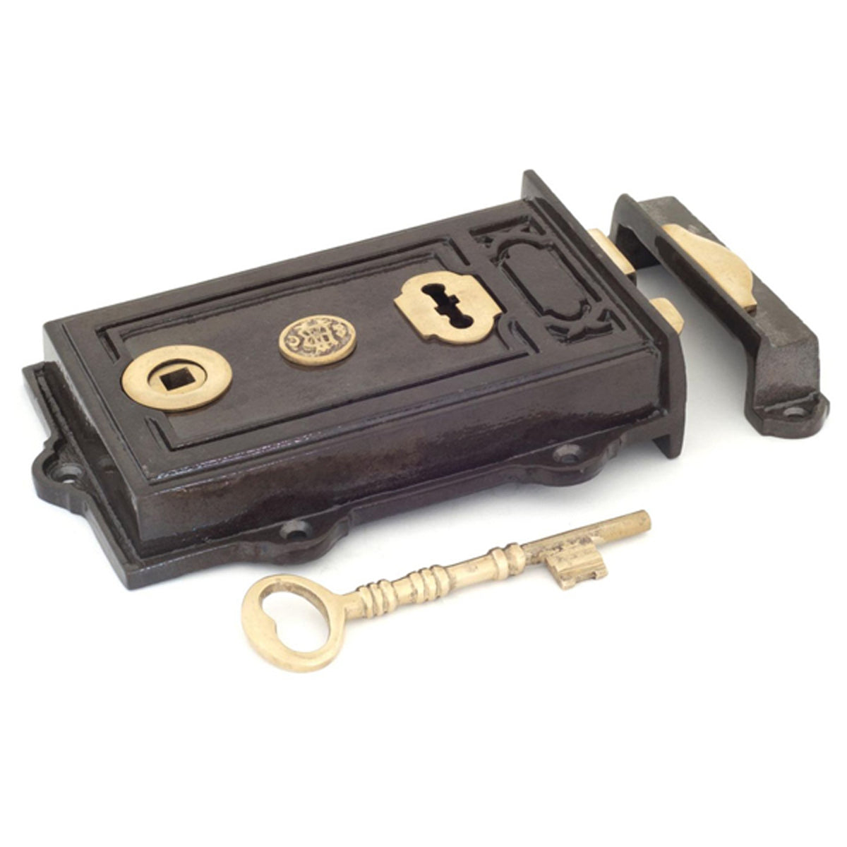 DAVENPORT RIM LOCK 168x123x25 IRON