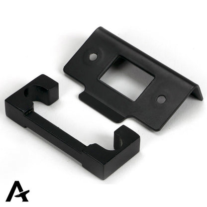 HEAVY DUTY LATCH REBATE KIT 12.7 BLK - 51832 by MARCHES (ANVIL) ARCHITECTURAL HARDWARE