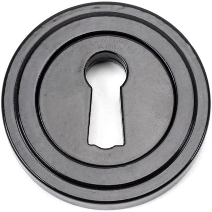 ESCUTCHEON ROUND CNC ART DECO 53x8 BLK - 45696 by MARCHES (ANVIL) ARCHITECTURAL HARDWARE