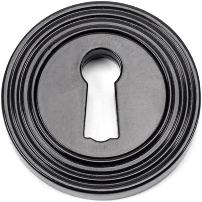 ESCUTCHEON ROUND CNC BEEHIVE 53x8 BLK - 45697 by MARCHES (ANVIL) ARCHITECTURAL HARDWARE